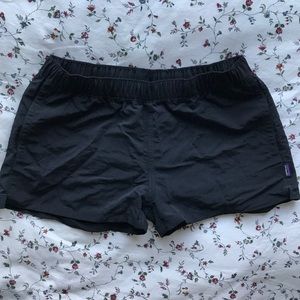Patagonia Barely Baggies shorts black drawstring 2